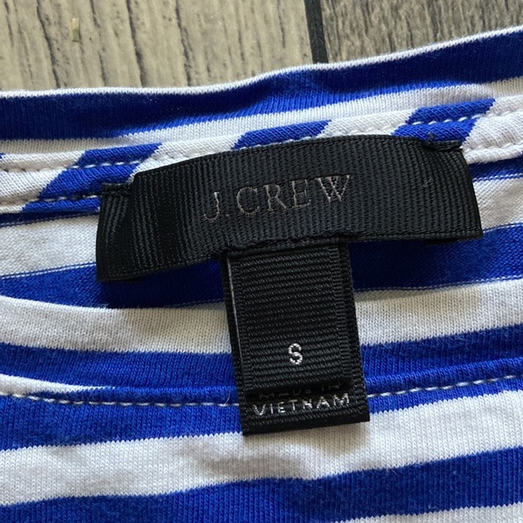 J. Crew Striped Twist Back Top - Picture 9 of 12